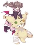  alternate_costume anise_tatlin brown_eyes brown_hair gloves halloween smile stitched tales_of_(series) tales_of_the_abyss tokunaga twintails wings 