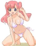  bikini blue_eyes hinata_natsumi hirose_(mokiki) keroro_gunsou large_breasts pink_hair swimsuit tagme twintails 
