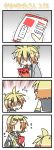  4koma comic kagamine_len kagamine_rin minami_(colorful_palette) siblings sweat translated translation_request tremble trembling twins vocaloid 