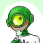  1boy blush bodysuit candy cyborg cyclops dark_skin dc_comics eating eyes gloves helmet lollipop lowres male_focus okayu one-eyed see-more simple_background solo teen_titans white_background 
