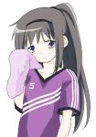  akemi_homura black_hair kinoji mahou_shoujo_madoka_magica pixiv_manga_sample ponytail sweat tagme 