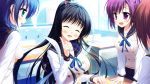  4girls black_hair closed_eyes game_cg long_hair magical_marriage_lunatics!! mitsu_no_tama_yori_hime multiple_girls yamakaze_ran 