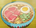  animated animated_gif bowl egg food gake_no_ue_no_ponyo meat no_humans noodles ramen steam studio_ghibli 