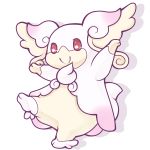  audino kotomi_(happy_colors) mega_audino mega_pokemon no_humans pokemon red_eyes solo 