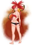  1girl ass asuna_(pokemon) breasts dante_redstone gym_leader looking_at_viewer pokemon red_eyes redhead 