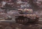  clouds day earasensha flakpanzer_v_coelian grass ground_vehicle hangar military military_vehicle motor_vehicle self-propelled_gun sky tank tank_destroyer 