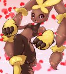  10s akycoo heart lopunny mega_lopunny mega_pokemon no_humans pantyhose pink_background pokemon pokemon_(game) pokemon_oras 