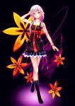  1girl absurdres bad_hands bare_shoulders dress guilty_crown hair_ornament hairclip highres long_hair pink_hair red_eyes solo twintails yuzuriha_inori 