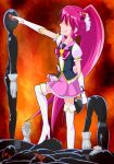  1girl aino_megumi choiark cure_lovely fire grin happinesscharge_precure! precure smile suzunemizore terribad 