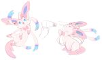  10s blue_eyes hair_dryer no_humans pokemon pokemon_(game) pokemon_xy sylveon yurichi_(artist) 