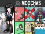  1boy 1girl bangs black_eyes black_hair blue_eyes blush_stickers boomerang captain_pucchiine_hookook_ii chibi-robo_(towelket) commentary_request constricted_pupils cow crossover dual_persona final_smash flag gauntlets glowing hat heart highres moochas moochasu mr._game_&amp;_watch open_mouth outline parody punching screw shan_grila shoes shorts silhouette smile smoke socks solo spinning super_smash_bros. symbol tauruketto_wo_mouitido throwing towelket_wo_mou_ichido towelket_wo_mou_ichido_1 towelket_wo_mou_ichido_4/umi translation_request ushi-chan_(towelket) water white_hair wood zoom_layer 