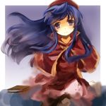  1girl bad_id blue_eyes blue_hair fire_emblem fire_emblem:_fuuin_no_tsurugi lilina long_hair nintendo sakuno_shion solo 