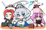  &gt;_&lt; :3 :d =_= ? animal_costume animal_ears apron bat_wings blonde_hair blue_hair boned_meat bonobono_(en-rai) book bow chibi chibi_on_head cirno closed_eyes cowering cup daiyousei dress dual_persona fairy_wings flandre_scarlet flying food green_hair grey_hair hair_bow hat heart highres hong_meiling inu_sakuya inubashiri_momiji is_that_so izayoi_sakuya koakuma long_hair looking_at_viewer maid maid_apron maid_headdress meat minigirl mofuji multiple_girls o_o open_mouth panda_costume patchouli_knowledge person_on_head purple_hair reading redhead remilia_scarlet rumia siblings sisters sleeping smile spoken_sweatdrop sweatdrop table tail teacup the_embodiment_of_scarlet_devil tokin_hat touhou violet_eyes wings xd |_| 