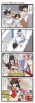  4koma 6+girls animal_ears ascot bat_wings bikini_top black_eyes black_hair blush bow breasts brown_legwear bunny_girl bunny_tail bunnysuit cleavage comic crowd curvy dei_shirou detached_sleeves female fujiwara_no_mokou garter_belt garter_straps hair_bow hakurei_reimu hat hat_ribbon highres houraisan_kaguya kamishirasawa_keine leotard long_sleeves midriff multiple_girls navel open_mouth panties pantyhose ponytail purple_hair rabbit_ears red_eyes remilia_scarlet ribbon shirt short_shorts shorts sideboob silver_hair smile suspenders swan_costume tail touhou translated under_boob underwear white_panties wide_sleeves wings wrestling_outfit wrestling_ring |_| 