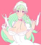  1boy :o breasts green_hair gun ixion_saga large_breasts long_hair mariandale teyrapak trap weapon 