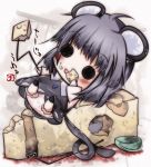  basket blush cheese chibi mouse_ears mouse_tail nazrin shin_no tail touhou yamaguchi_shinnosuke 