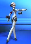  aegis android black_long_tail blonde_hair blue_eyes cyborg hairband highres hoves persona persona_3 pose 