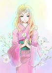  earrings flower highres japanese_clothes jewelry kimono long_hair macross macross_frontier mooche sheryl_nome 