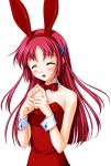  bunny_ears bunnysuit closed_eyes da_capo long_hair pantyhose rabbit_ears red_hair redhead shirakawa_kotori 