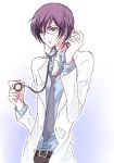  code_geass doctor glasses kanai kanai_(mahoro) lelouch_lamperouge necktie short_hair stethoscope 