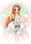  bride dress hong_meiling long_hair red_hair redhead regls touhou veil wedding_dress 