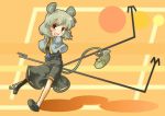  ara_ta mouse mouse_ears nazrin red_eyes silver_hair tail touhou 