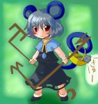  highres mouse_ears mouse_tail nazrin negi_tsuki_jinto red_eyes short_hair tail touhou 