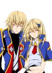  blazblue kisaragi_jin noel_vermillion sleeping tagme 