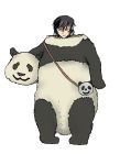  1boy code_geass fukuyama_jun highres lelouch_lamperouge male_focus mascot panda_(shirokuma_cafe) panda_(shirokuma_cafe)_(cosplay) seiyuu_connection shirokuma_cafe solo wouldcn 
