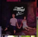  1boy 1girl album_cover barefoot black_hair chemise cover dark empty_eyes english feet hand_holding highres nakahara_misaki nhk_ni_youkoso! official_art open_mouth partially_submerged satou_tatsuhiro scan short_hair sitting strap_slip water yoshida_takahiko 