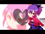  1girl bad_id brown_eyes heart kuroba_tsuto purple_hair short_hair short_ponytail solo unhappy_refrain_(vocaloid) utau vocaloid yuma_(kuroba_tsuto) zoom_layer 