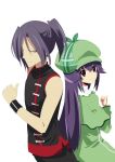  hat hercule_barton long_hair okuba purple_hair red_eyes stone_river tantei_opera_milky_holmes 