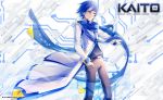 arms_out belt blue_eyes blue_hair headphones kaito_shion microphone scarf smile tagme vocaloid vocaloid_v3 wallpaper 
