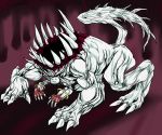  :3 alternate_form claws creepy kyubey mahou_shoujo_madoka_magica monster mouth no_humans tagme tail teeth zapan 