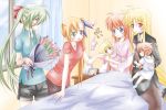  6+girls asteion black_legwear blonde_hair blue_eyes einhart_stratos family fate_testarossa green_hair heterochromia hospital_gown if_they_mated inu0831 long_hair low-tied_long_hair lyrical_nanoha mahou_shoujo_lyrical_nanoha mahou_shoujo_lyrical_nanoha_vivid military military_uniform multiple_girls orange_hair pantyhose raising_heart red_eyes redhead sacred_heart side_ponytail takamachi_nanoha tied_hair uniform very_long_hair violet_eyes vivio yuri 