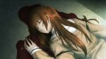  1girl blood death game_cg huke makise_kurisu solo spoilers steins;gate 