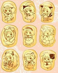  :d ;) ;d alice_margatroid animal_ears backpack bag barefoot bow cat_ears cat_tail character_name chen chibi collar cookie dress eijima_moko expressionless eyeball food fox_tail frills front_ponytail fujiwara_no_mokou hair_bobbles hair_bow hair_ornament hair_ribbon hairband hakama hands_in_sleeves hands_on_own_chest hat heart hitodama japanese_clothes jitome kagiyama_hina kawashiro_nitori komeiji_satori konpaku_youmu konpaku_youmu_(ghost) legs_together lolita_hairband long_hair long_sleeves multiple_tails neck_ribbon no_mouth ofuda one_eye_closed open_mouth pants pillow_hat pocket puffy_pants puffy_short_sleeves puffy_sleeves ribbon romaji rumia sash shirt short_hair short_sleeves skirt smile standing standing_on_one_leg sword tabard tail tareme tassel third_eye touhou tsurime twintails two_tails weapon yakumo_ran 