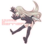  1girl claymore claymore_(sword) rsk solo yuma 