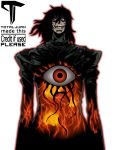  1boy absurdres alucard_(hellsing) black_hair eyes hellsing high_collar highres leather male_focus open_mouth pale_skin red_eyes sharp_teeth solo teeth transparent_background vampire vector_trace 