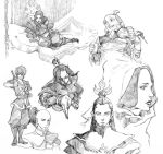  2girls 3boys armor avatar:_the_last_airbender avatar_(series) avici azula bad_id brother_and_sister family father_and_daughter father_and_son iroh monochrome mother_and_daughter mother_and_son multiple_boys multiple_girls nickelodeon ozai prince princess royal siblings sketch uncle_and_nephew uncle_and_niece ursa_(avatar) zuko 