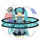  detached_sleeves green_eyes green_hair hatsune_miku headphones jigsaw_puzzle murata_isshin puzzle smile twintails vocaloid 