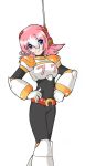  1girl blue_eyes capcom headset long_hair nana_(rockman) pink_hair robot rockman rockman_x solo 