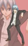  ayasaki_hayate bad_id blue_hair formal hayate_no_gotoku! male short_hair suit tsurugi_(artist) 