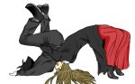  german_suplex goatman long_hair suplex tsukikage_ao umineko_no_naku_koro_ni ushiromiya_rosa 