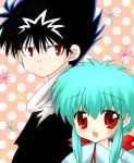  black_hair hiei hinata_hi_yuki red_eyes siblings yu_yu_hakusho yukina yukina_(yu_yu_hakusho) yuu_yuu_hakusho 