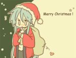  heart izumi_konata lowres lucky_star mashima merry_christmas sack 