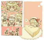  blush cake comic flandre_scarlet food hat heart izayoi_sakuya kirisame_marisa lan._(pixiv) pastry red_eyes remilia_scarlet ribbon tears touhou translated wings 