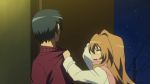  animated animated_gif cap gif scarf screencap slap slapping takasu_ryuuji toradora! 