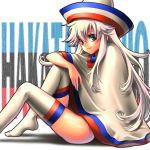  bad_id feet hakata-san hat kayu long_hair original salt-chan thigh-highs thighhighs white_hair 