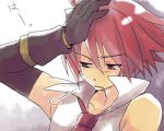  1boy adell_(disgaea) alone disgaea lowres makai_senki_disgaea makai_senki_disgaea_2 makai_senki_disgaea_3 male_focus necktie nippon_ichi redhead sigh solo tsuyuka_(sunny_spot) 